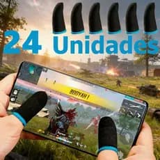 Kit Luva de Dedo Gamer 2/6/12/24 – Antissuor, Alta Sensibilidade, Toque Suave para Jogos FPS Mobile Free Fi---WYL