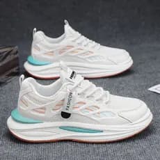 Sapatos de Verão Masculinos Novos, Tênis de Malha Respirável Multifuncional, Tênis Masculinos de Solado Grosso Sap 7SAW