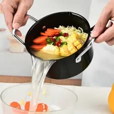 Pote de feijão de aço carbono doméstico ao ar livre churrasco molho pote piquenique sopa pote acampamento
