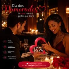 Presente Dia dos Namorados Coração Decorativo Romântico  | Lembrança Casal Apaixonado Decoração