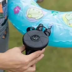 Bomba Inflável Elétrica Portátil , Compressor De Ar De Enchimento Rápido De Uso Duplo 12V E 220V Para Colchão , Acampame