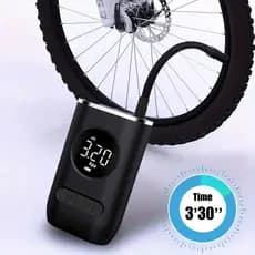 compressor De Ar Inflador De Pneus Portátil , Bomba Elétrica Sem Fio De 150 Psi , Com Luz LED , Carregamento USB De Bate