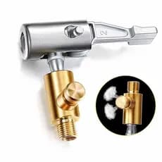 Adaptador Portátil Da Braçadeira Válvula Do Pneu Carro , Conector Inflável Bomba , Compressor Inflador Mandril De Ar , P