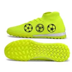 1102 Botas De Futebol tf High-Top Fragmentado Studs fg Picos De Grama Combate Lua Freio Se