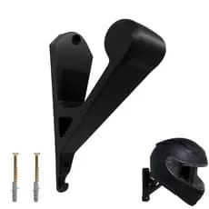 Suporte De Parede Organizador Com Gancho Para Pendurar Capacete Chave De Moto Mochila Casaco Luvas