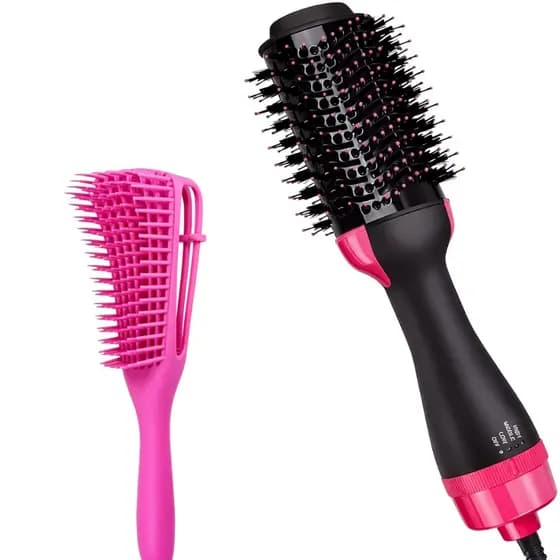 Escova Secadora Alisadora 3 Em 1 Hair Styler 1000w City Com Escova Pequena