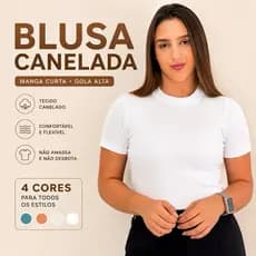 blusa feminina baby tee canelada slim com elastano blusa ajustada tipo segunda pele estilosa para dia a dia moda casual