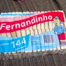 Prendedor Madeira 7cm pequeno  Kit 144 Unidades