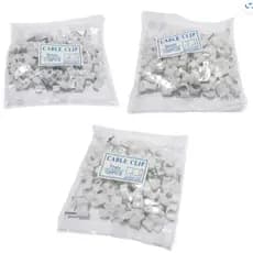 Fixa cabo fixador de cabo fixa cabo grampo miguelão 4mm 100 peças