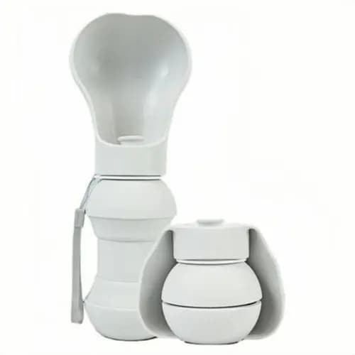 Bebedouro Portátil Silicone Dobrável Hidratação Fácil Água Cachorro Gato