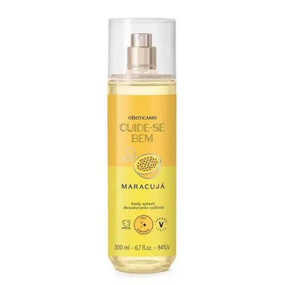 Body Splash Maracujá: sua dose diária de energia.