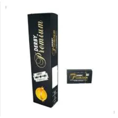 Lâminas Gillete Derby Premium Caixa c/100 Lâminas inteiras