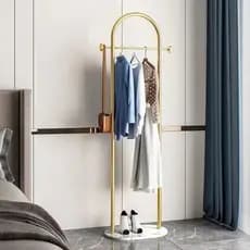 Moderno e minimalista quarto sala de estar chão cabide doméstico luz entrada luxo pequeno rack de roupas