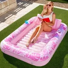 Estoque pronto transfronteiriço adulto inflável Meihei piscina cadeira reclinável grande banheira de bronzeamento cama d