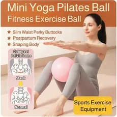 Mini bola de ioga espessada à prova de explosão, bola de treinamento de Pilates, bacia, músculo inferior, esportes em ca