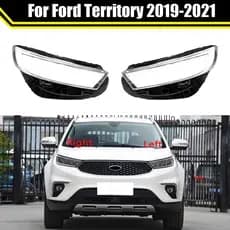 Frente Do Carro Claro Farol Capa Cabeça Luz Lente Tampas Lâmpada Transparente Abajur Escudo Máscaras Para Ford Territory