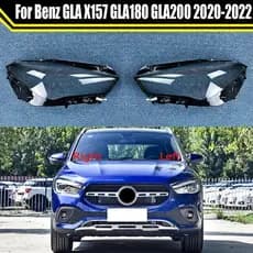 Tampa De Vidro Do Farol Carro , Tampas Da Lente Luz Principal , Estilo Para Mercedes-Benz GLA X157 GLA180 GLA200 2020 20