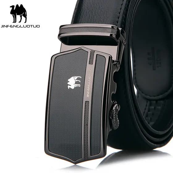 | 【cinto masculino grife】 | cinto masculino plus size cinto masculino couro legítimo ⚘Novo pico dourado camelo masculino