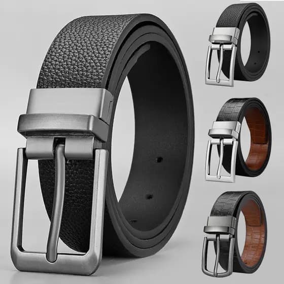 | 【cinto masculino grife】 | cinto masculino plus size cinto masculino couro legítimo ♨Novo estilo dupla face rotativa fi