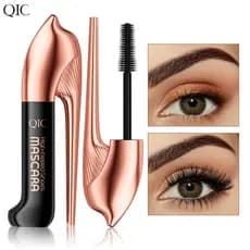 QIC Novo Estilo Rímel de Salto Alto Rímel À Prova D 'Água Não Mancha 4D Volumizing Curling