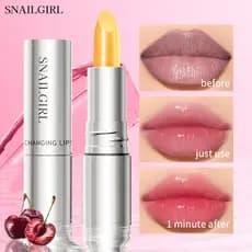 SNAILGIRL Batom que muda de cor Batom Antiaderente Copo Lip Gloss Hidratante Batom que muda de temperatura Li