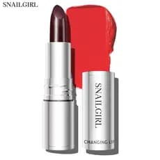 Batom SNAILGIRL Não É Fácil de Mergulhar Copo Preto Rosa Batom Lip Gloss Batom Hidratante