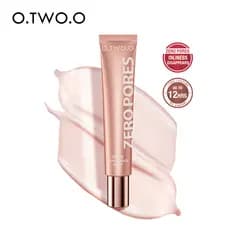 O, TWO.O Primer de maquiagem com foco suave para poros reversos, cobertura de poros invisíveis, primer de maquiagem hidr