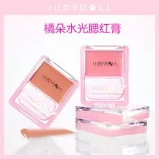 Judydoll Light Sensation Blush Creme Multiuso Creme de Alto Brilho Expansão Cor Flor de Cerejeira Pó Reparador Creme Hid