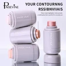 PÁGINA VINE Marcador De Bolso Brilho Natural Fino Piscando Sombra Água Gloss Stick