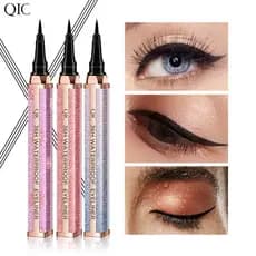 QIC céu estrelado líquido delineador caneta cola cor café marrom café preto à prova dwaterproof água de secagem rápida n