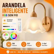 CZHLIFE Arandela Sem Fio Rgb Com Controle Remoto, Luminária De Parede Ideal Para Quartos, Salas De Estar E Banheiros