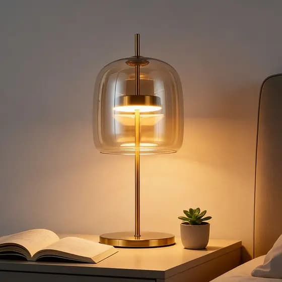 CZHLIFE Retrô Moderno Luz Noturna Estético Abajur De Mesa Espaço De Estudo Led Luminária De Mesa Quarto Table Lamp