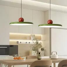 CZHLIFE Lustre Sala Jantar Disco Voador Bauhaus Luminária Pendente De Teto Ferro Forjado Sala De Estar, Quarto