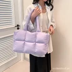 Bolsa de ombro feminina europeia americana, bolsa quadrada fofa, bolsa de ombro com diamante combinada.