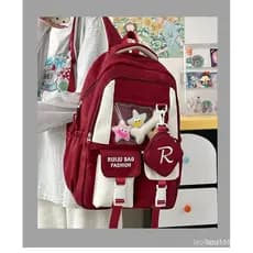 Bolsa escolar de alto valor, grande capacidade, mochila, estudantes do ensino fundamental, estudantes, estilo feminino,