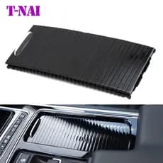 LHD RHD Console Central Do Carro Copo De Água Bebida Titular Rolo Obturador Placa Capa Cega Para Jaguar XE XEL XF XFL F-