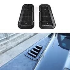 Shenzhen extremidade do carro adequada para 04-19 Land Rover Defender capa saída de ar ABS/Metal Piano preto alta qualid