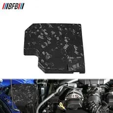 Adequado para novo estilo Subaru BRZ ToyotaGR86 Padrão forjado Mármore Fibra de carbono Placa de cobertura do fusível do