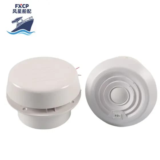 Acessórios modificados para RV, pacote superior de 12V, ventilação redonda, cabeça de cogumelo, ventilador silencioso, s