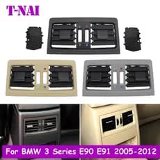 LHD RHD Ar Condicionado Traseiro AC Ventilação Grade Saída Capa Painel Guarnição Para BMW Série 3 E90 E91 2005 2006 2008
