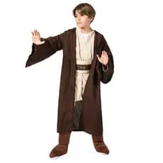 Manto de Cavaleiro Jedi para Meninos, Fantasia de Personagens de Filmes e Animes para Crianças, Traje para Cosplay de Ha