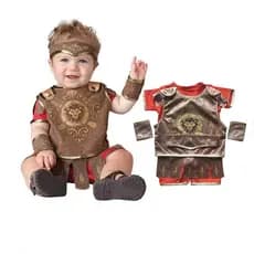 Fantasia de Guerreiro Romano Medieval para Bebê, Traje de Cosplay Infantil para Halloween, Fantasia de Soldado para Fest