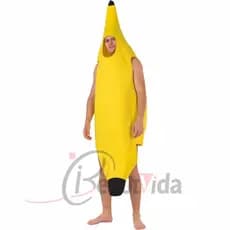 Fantasias de Halloween para Crianças/Adultos Cosplay de Banana