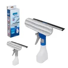Limpa vidro rodo limpador de vidro 3 em 1 spray esfregão e rodinho ideal para janelas e espelhos