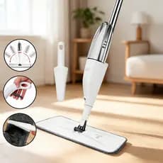 GM Bear Mop Spray Rodo Inteligente Com Reservatório Limpeza Flash Microfibra Esfregão Mágico Flat