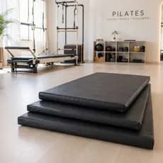 Colchonete Esportivo Para Pilates Academia Escolas - Espuma D33 Couro Sintético Impermeável