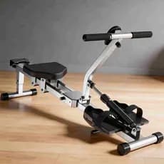 Remo Ergométrico Magnético Dobrável  Níveis Silencioso Compacto Academia Casa Fitness Exercício Treino