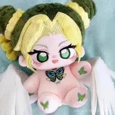 Boneco de Pelúcia Kujo Jolyne de JOJO's Bizarre Adventure, Personagem de Anime, Almofada para Estudantes, Almofada para