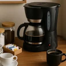 Cafeteira Elétrica Bivolt Jarra Bule Fervedor Água Aquecer Café Chá Cozinha Rápida Achadinhos Shopee