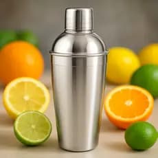 Coqueteleira Inox 500ml Tipo Cobbler Profissional Bartender Bar Drinks Resistente Premium
